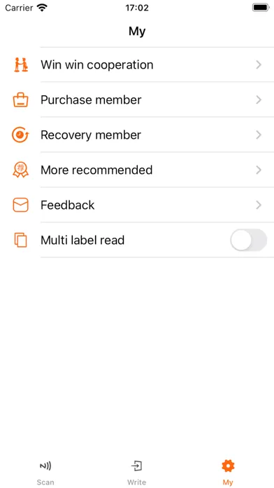 NFC Reader And Writer Screenshots