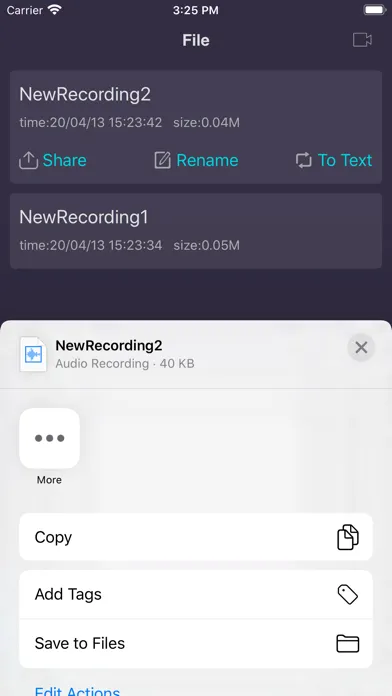 Recorder - your own recording স্ক্রিনশট