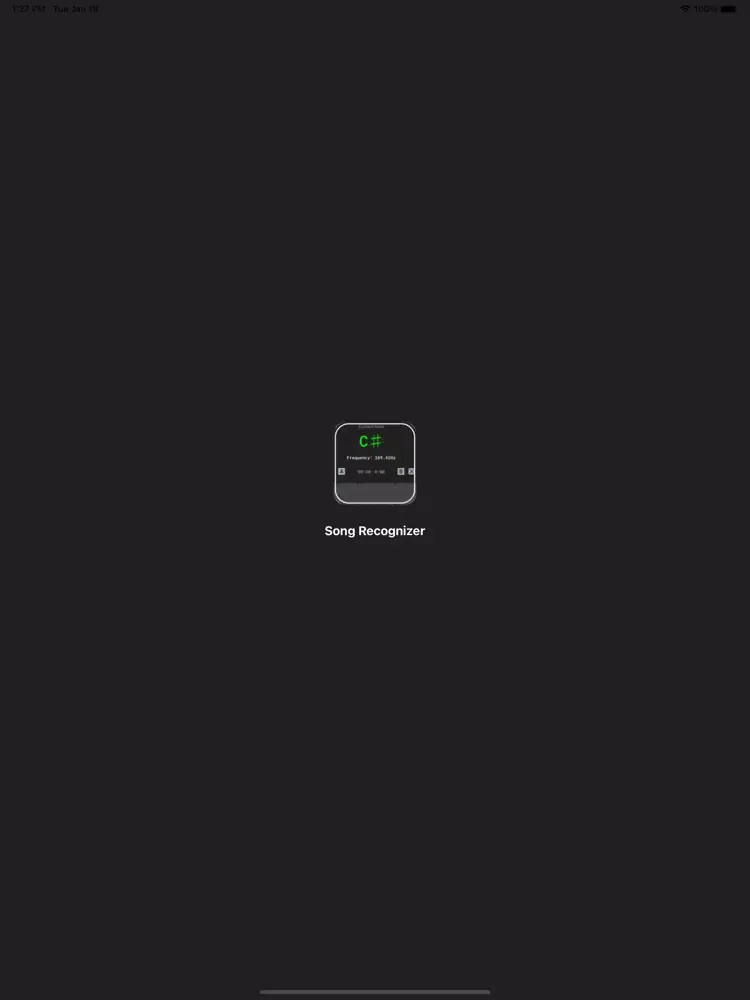 Скриншоты Song Recognizer iPad 