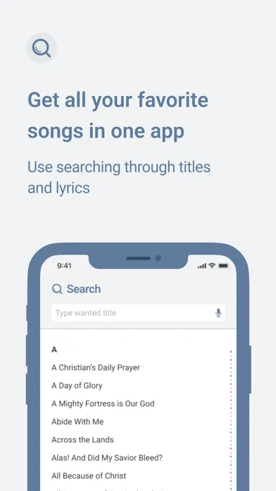 Captures d'écran de Grace Songs
