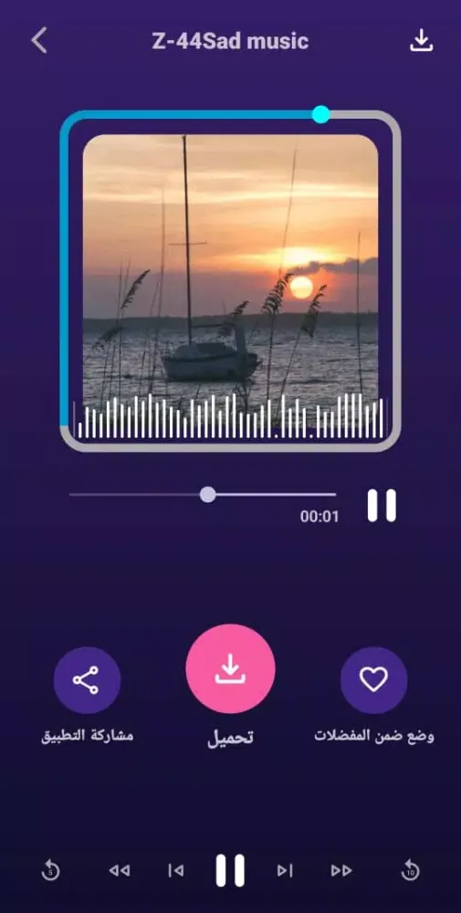 Screenshot di Very sad music