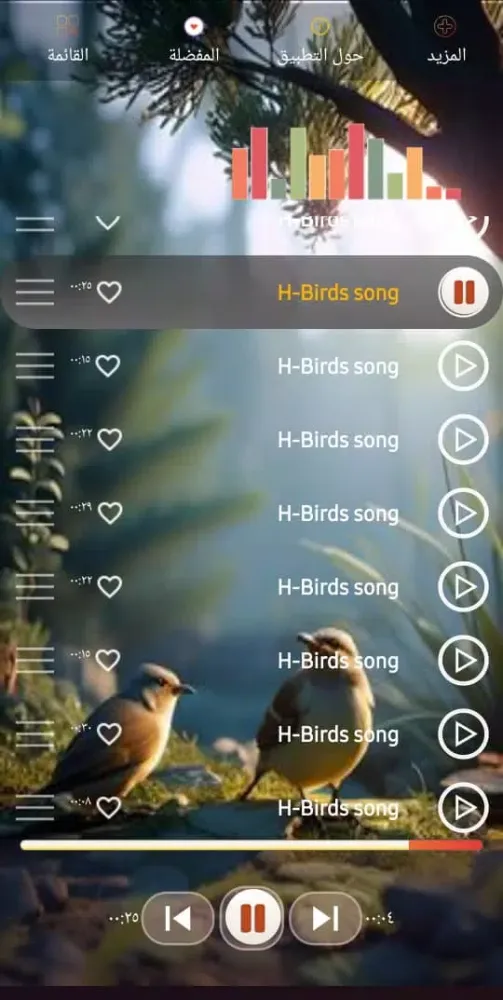 Birdsong: wonderful ringtones Screenshots