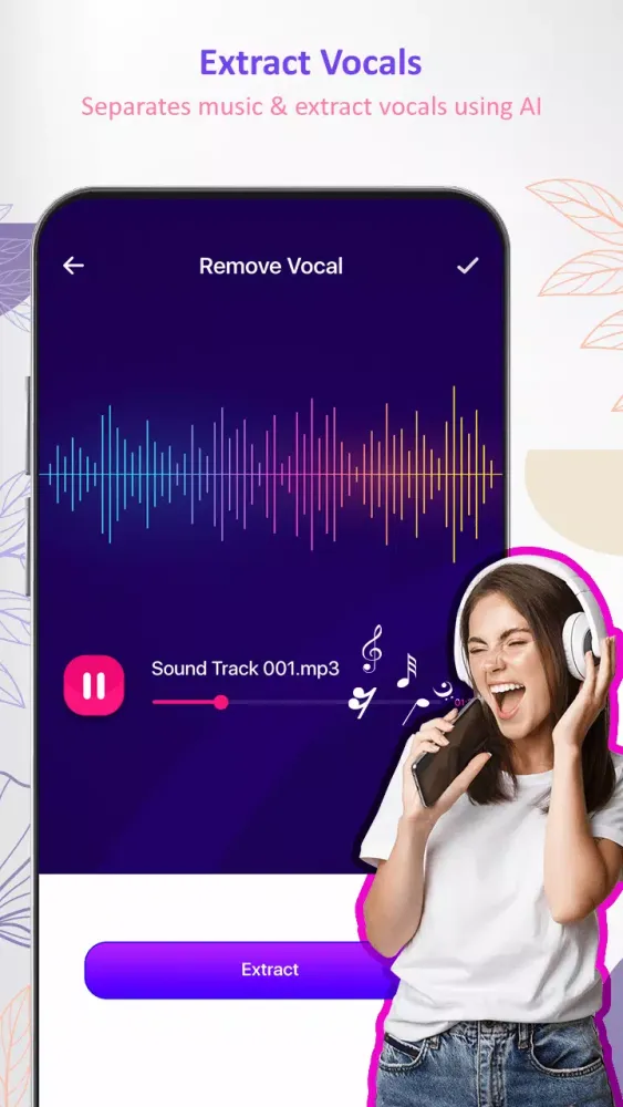 Captures d'écran de Convert Songs to Karaoke