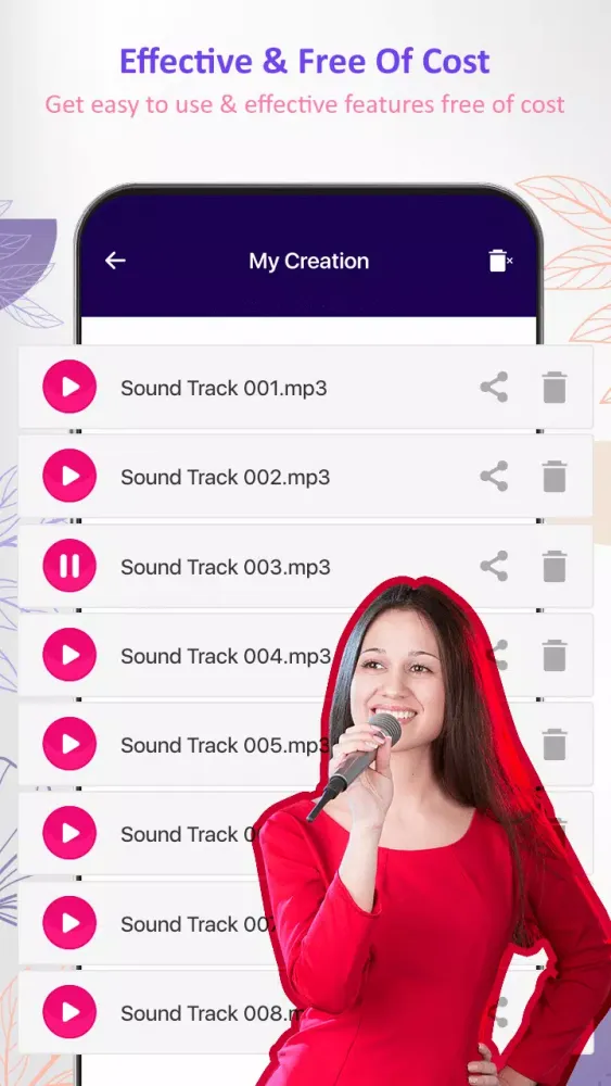Captures d'écran de Convert Songs to Karaoke