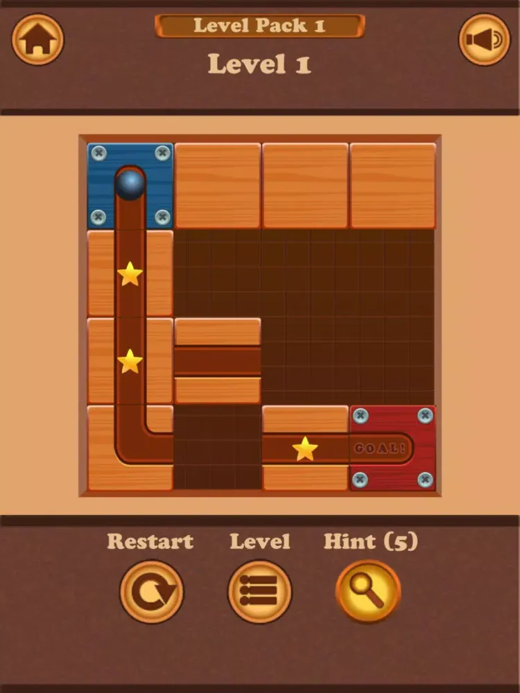تصاویر Maze Puzzle - Unblock the Ball iPad 