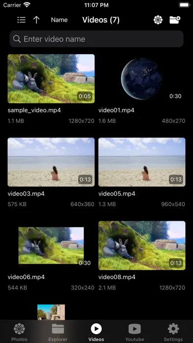 Screenshot di Plain Player