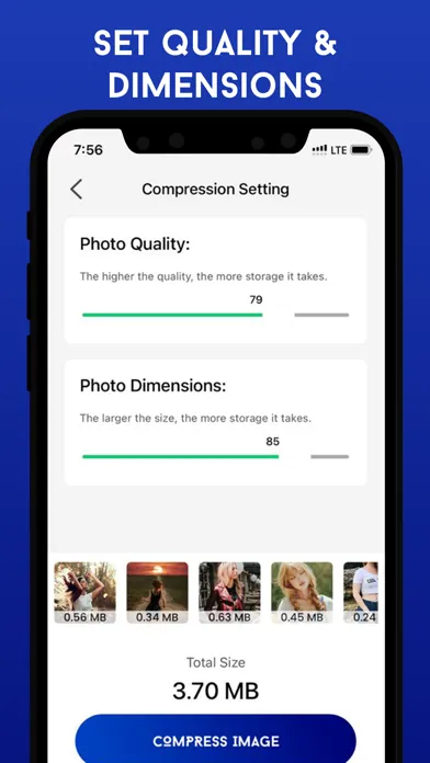 Photo Compressor & Resize Ekran Görüntüleri