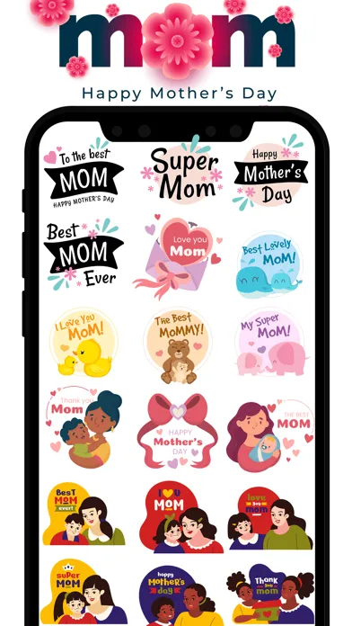 Mother's Day Cards & Stickers应用截图