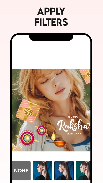 Capturas de tela do Raksha Bandhan Photo Frames!
