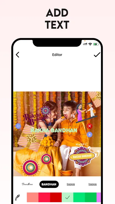 Capturas de tela do Raksha Bandhan Photo Frames!