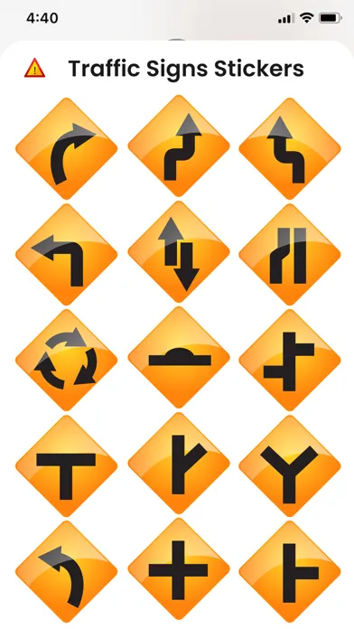 Traffic Signs Stickers!! Screenshots