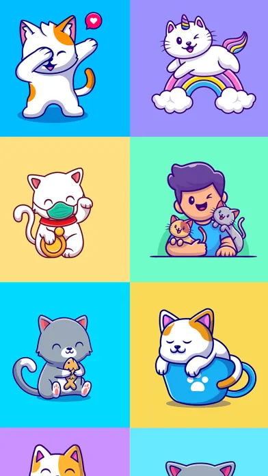 Naughty Cat Emojis Ekran Görüntüleri