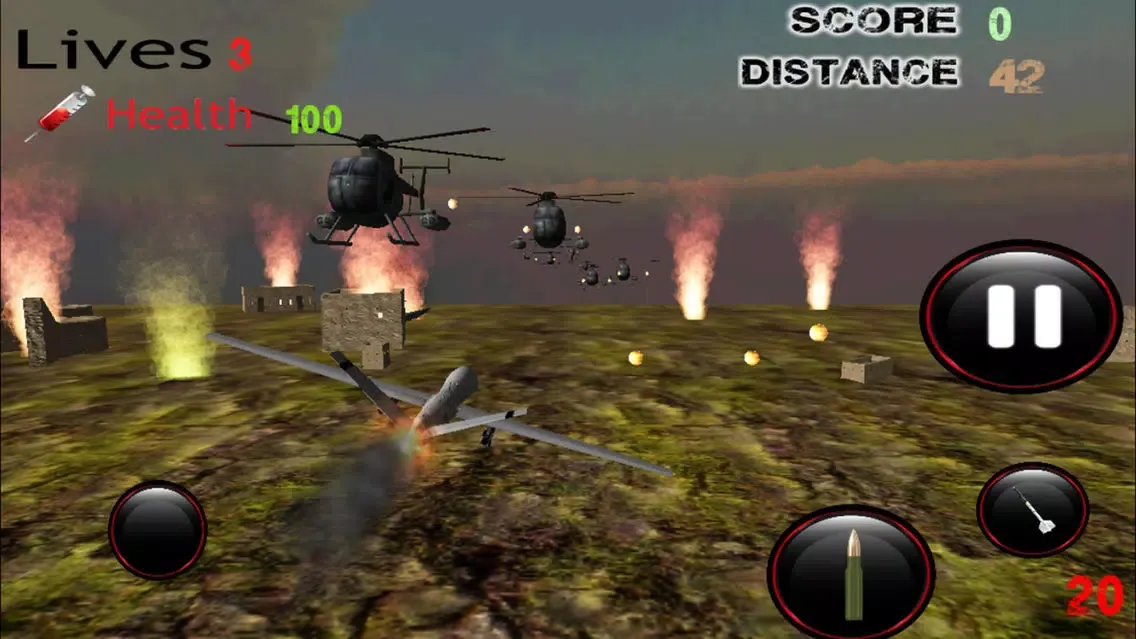 Capturas de tela do Military Jets Balckhawk Helicopter 3D - flying armor metal storm chopper