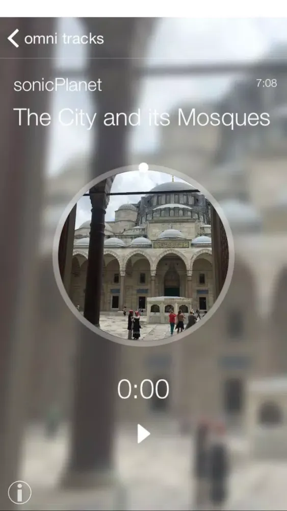 Zrzuty ekranu "Next" generation sonic augmented reality player