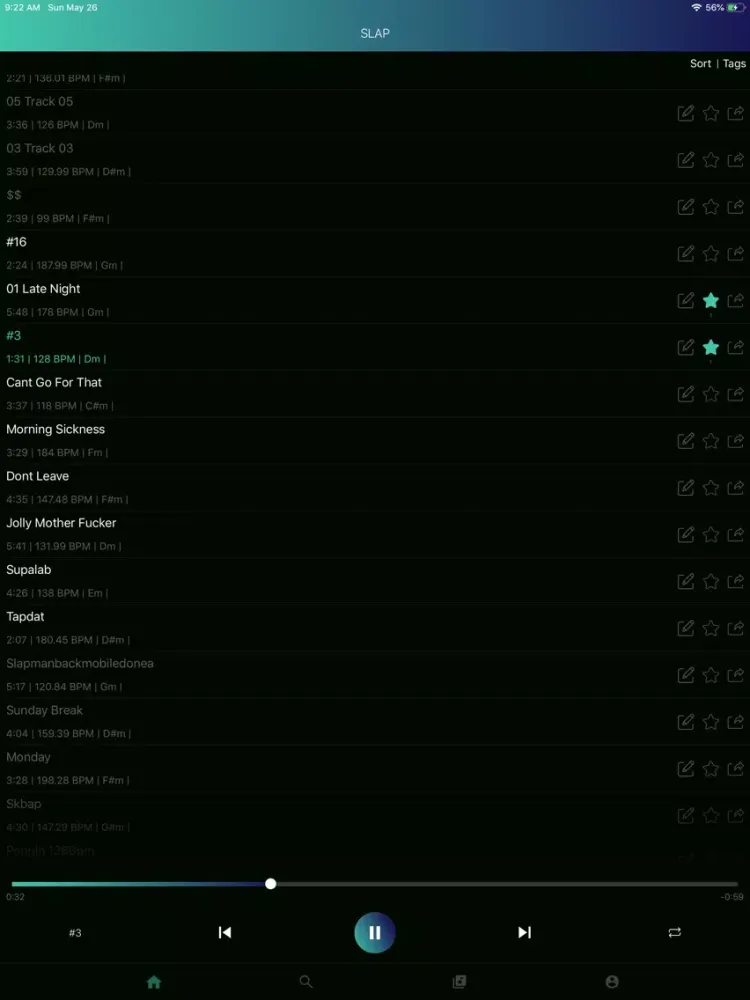 Slap - Rap Beats Singing Beats iPad  سکرین شاٹس