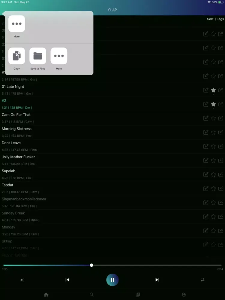 Slap - Rap Beats Singing Beats iPad  سکرین شاٹس