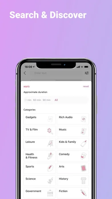 Elision: Learn From Podcasts سکرین شاٹس