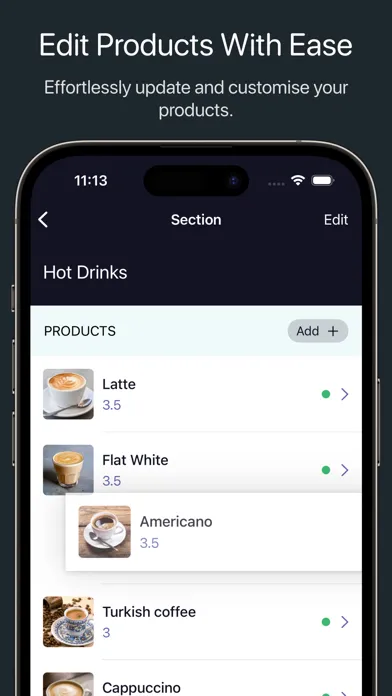 Tangkapan skrin Digital Menu Maker - Matbah