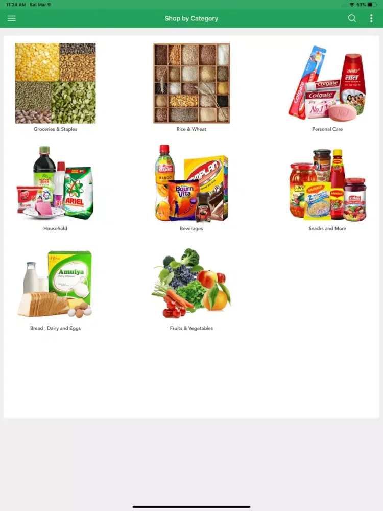 PG Pawar :Grocery Super Market iPad 應用截圖