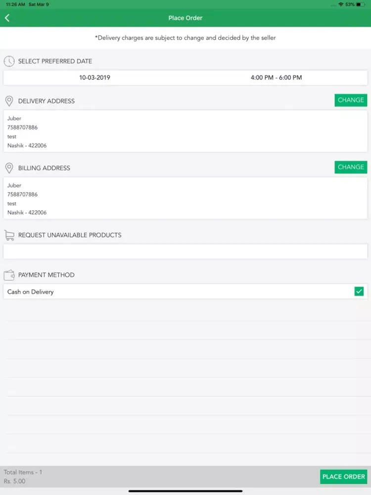 PG Pawar :Grocery Super Market iPad 應用截圖