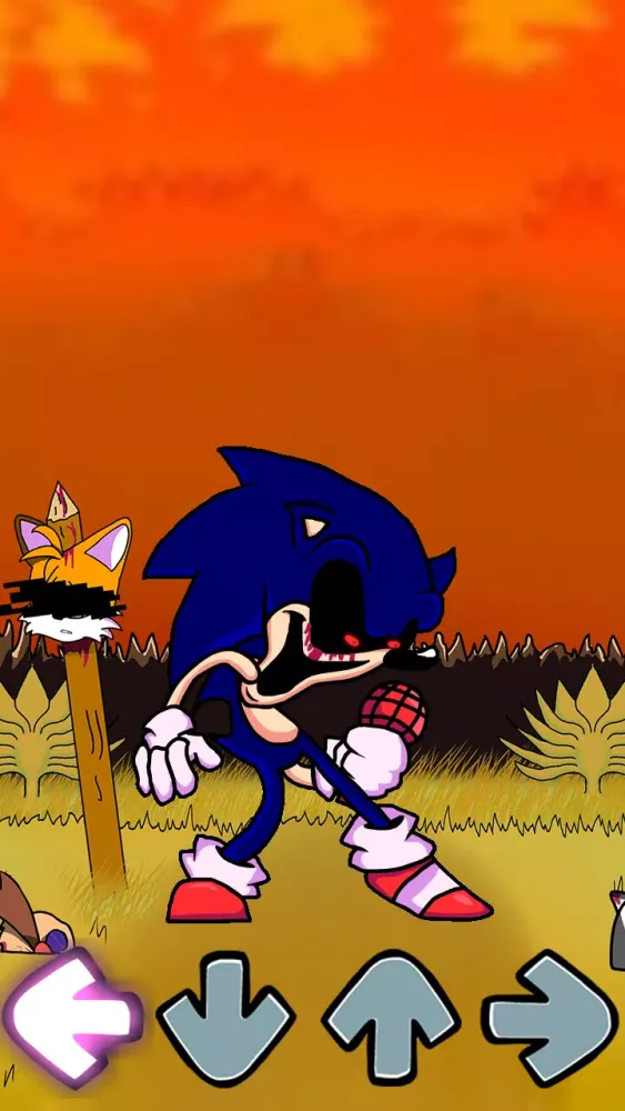 Scary Sonik.EXE FNF Mod Screenshots