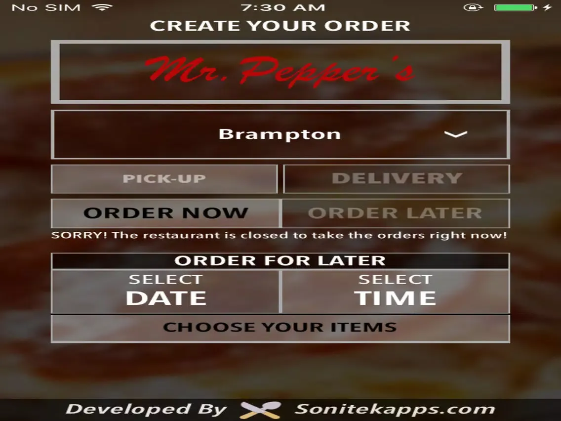 Mr Peppers iPad  Screenshots