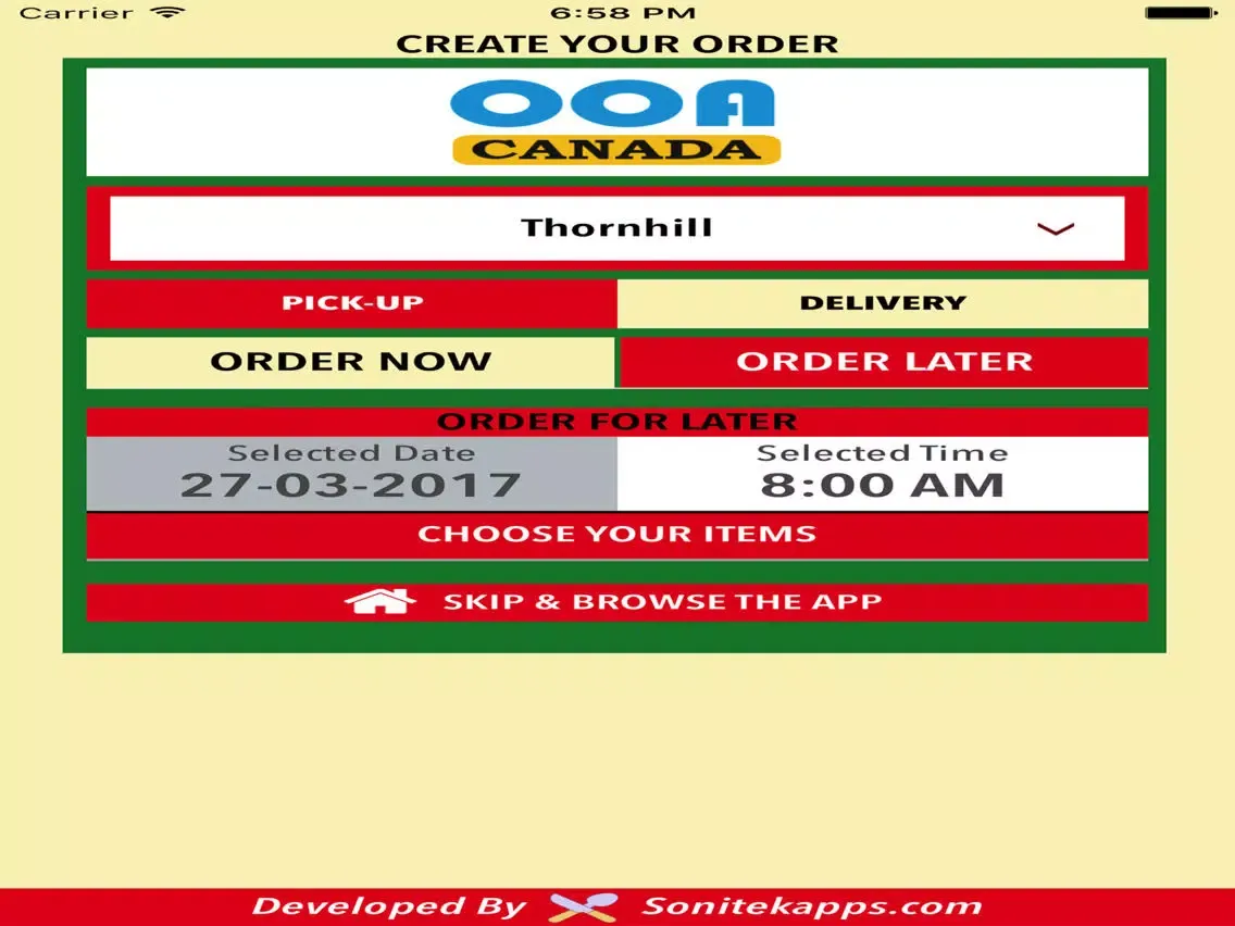 OOA Canada iPad  سکرین شاٹس