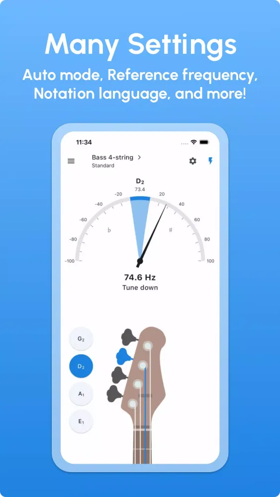 Capturas de pantalla de Bass Tuner