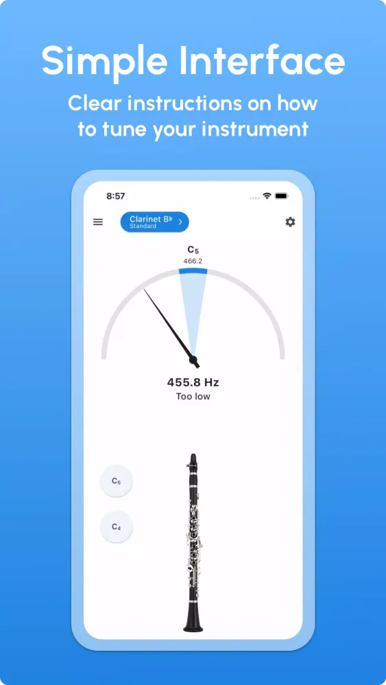 Clarinet Tuner 스크린샷