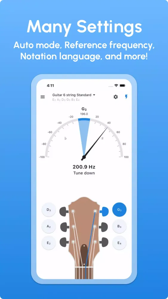 Guitar Tuner Screenshots