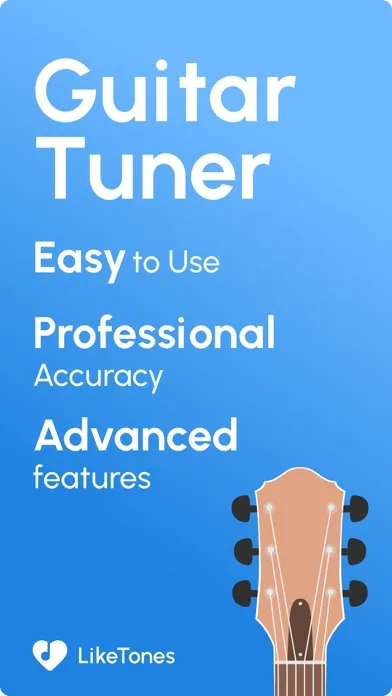Guitar Tuner - LikeTones Ekran Görüntüleri