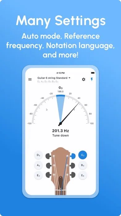 Guitar Tuner - LikeTones Ekran Görüntüleri