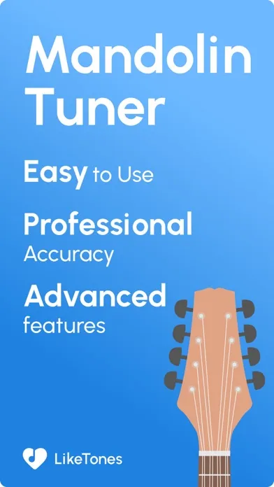Capturas de tela do Mandolin Tuner - LikeTones