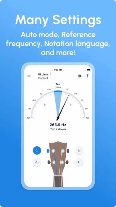 Ukulele Tuner - LikeTones Screenshots