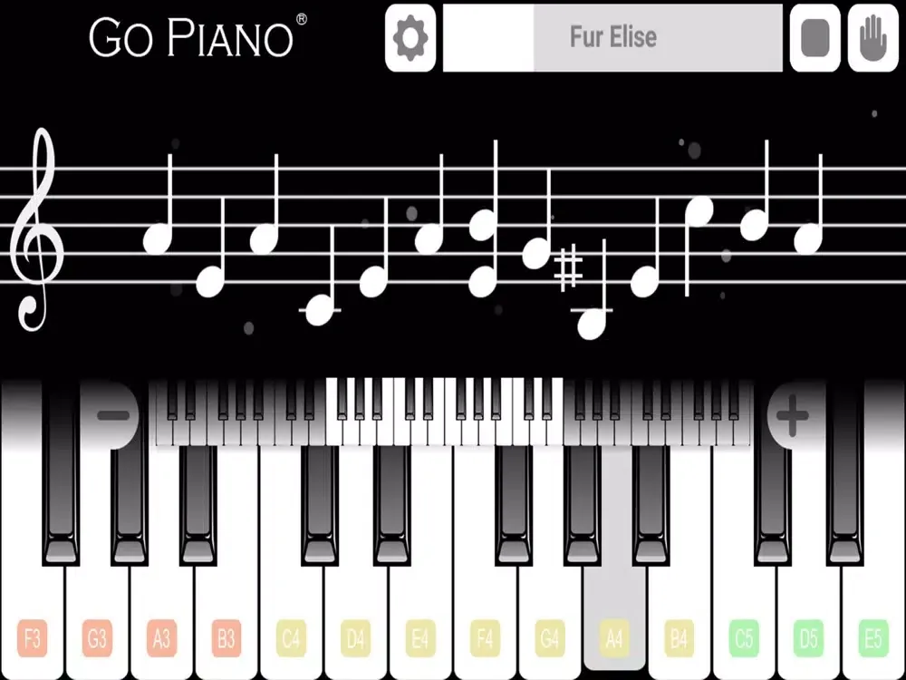Go Piano ® iPad  스크린샷
