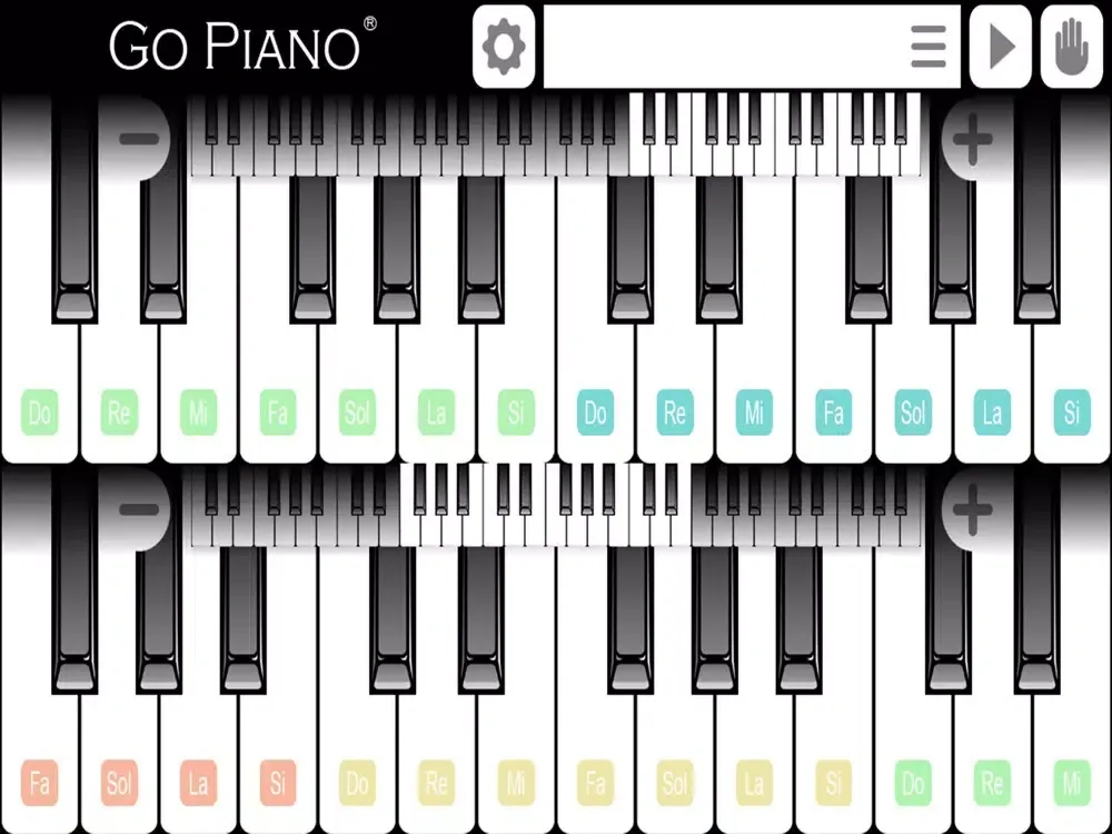 Go Piano ® iPad  스크린샷