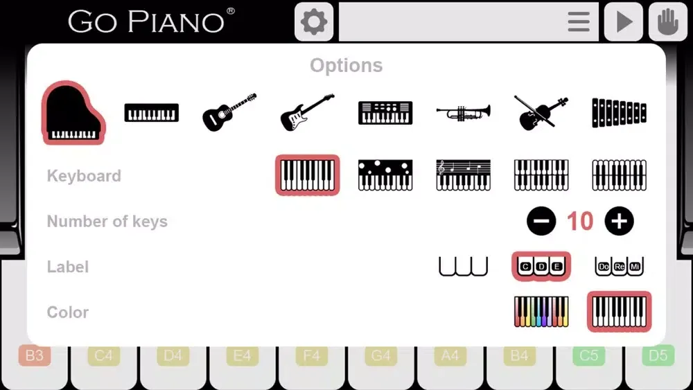 Go Piano ® 스크린샷