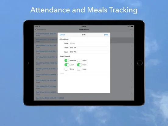 Daycare Business Assistant iPad  Ekran Görüntüleri