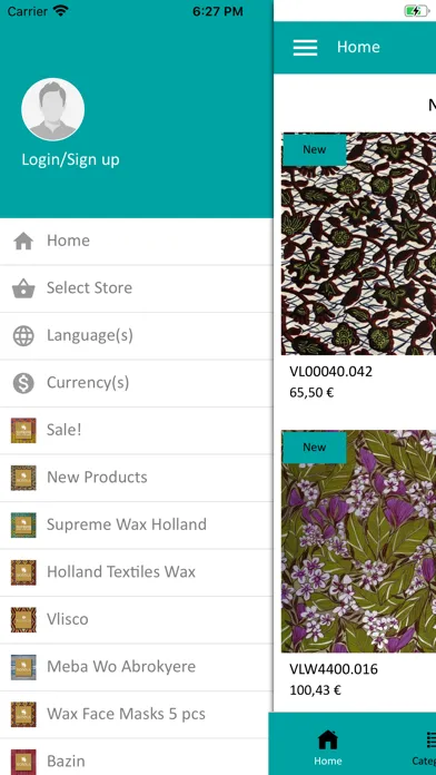Ảnh chụp màn hình của Sonna African Textiles