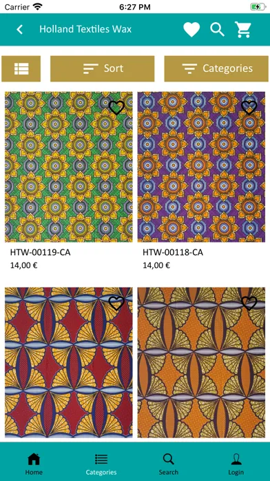 Ảnh chụp màn hình của Sonna African Textiles