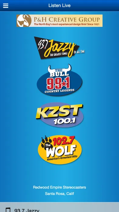 Screenshot di Sonoma County Radio