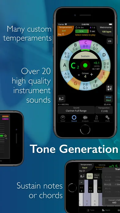 TonalEnergy Tuner & Metronome Ekran Görüntüleri