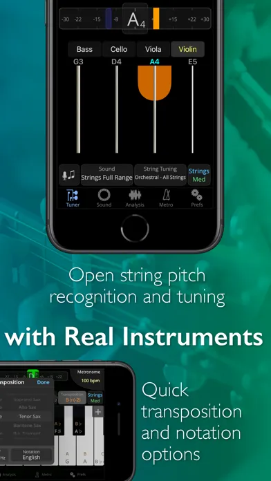 TonalEnergy Tuner & Metronome Ekran Görüntüleri