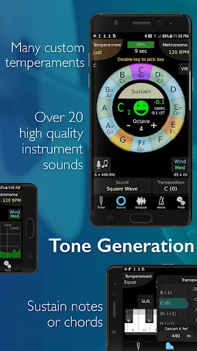 TonalEnergy Tuner & Metronome Screenshots