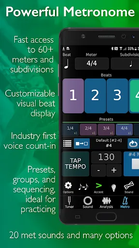 TonalEnergy Tuner & Metronome Screenshots