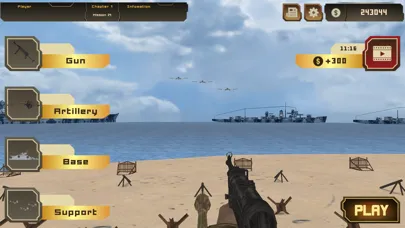 ภาพหน้าจอของ Beach Defense: WW2 D-Day