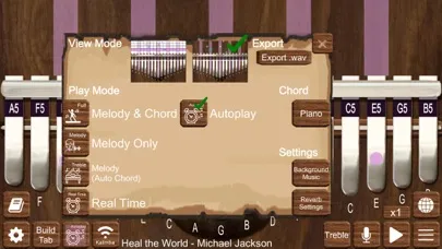 ภาพหน้าจอของ Kalimba Real