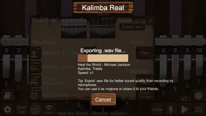 ภาพหน้าจอของ Kalimba Real