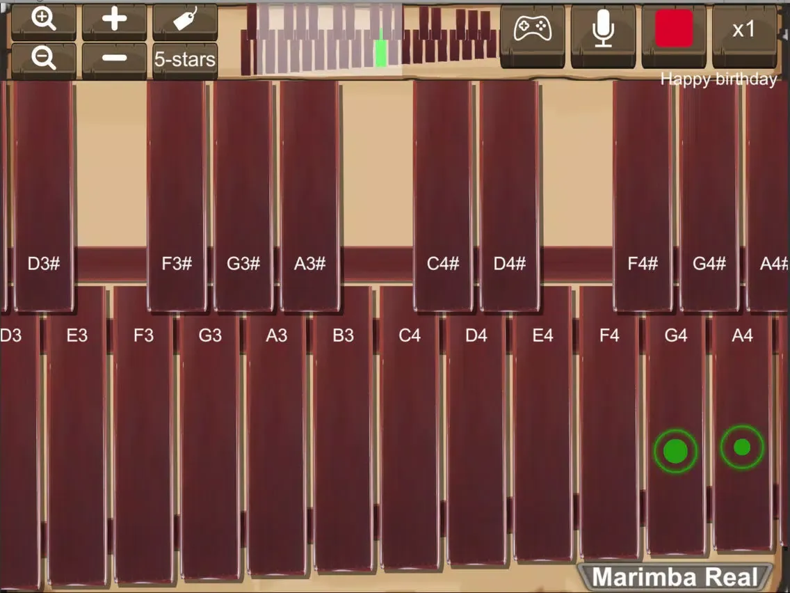Скриншоты Marimba Royal iPad 