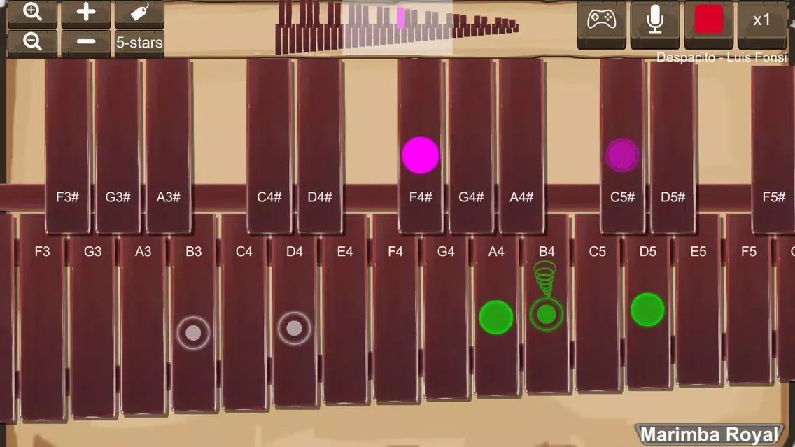 Скриншоты Marimba Royal